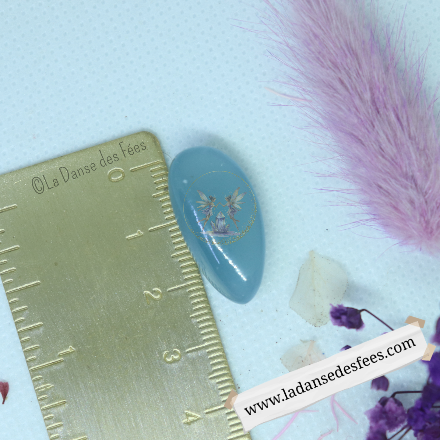 Calcite aquatine Lémurienne