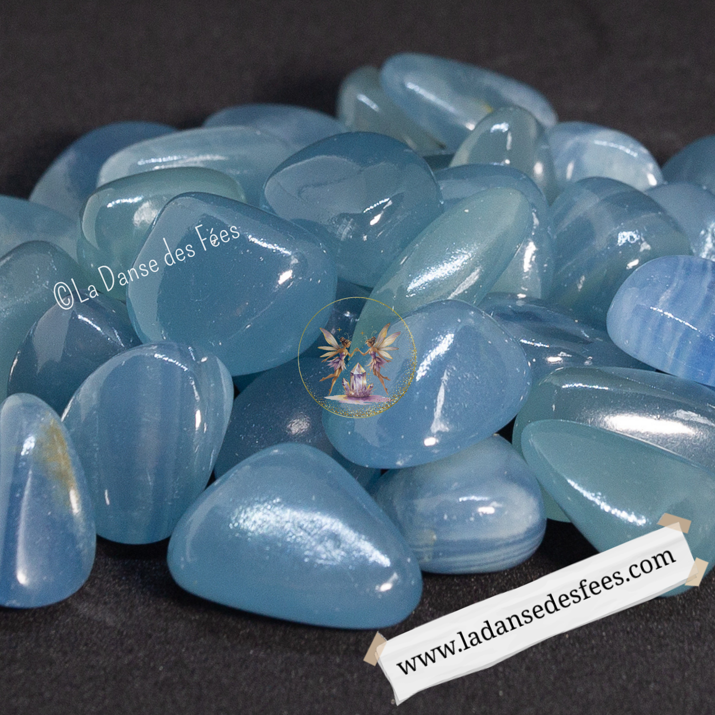 Calcite aquatine Lémurienne