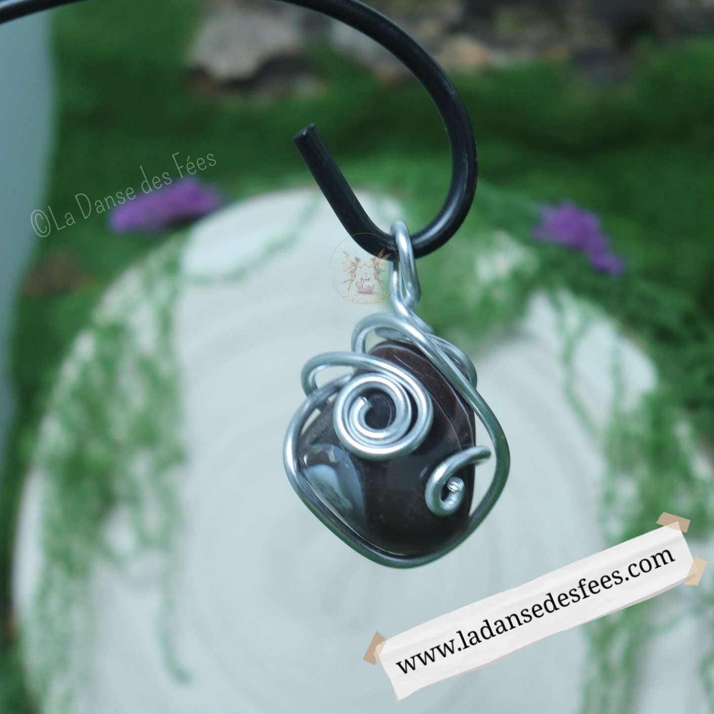 Pendentif d’Agate du Botswana