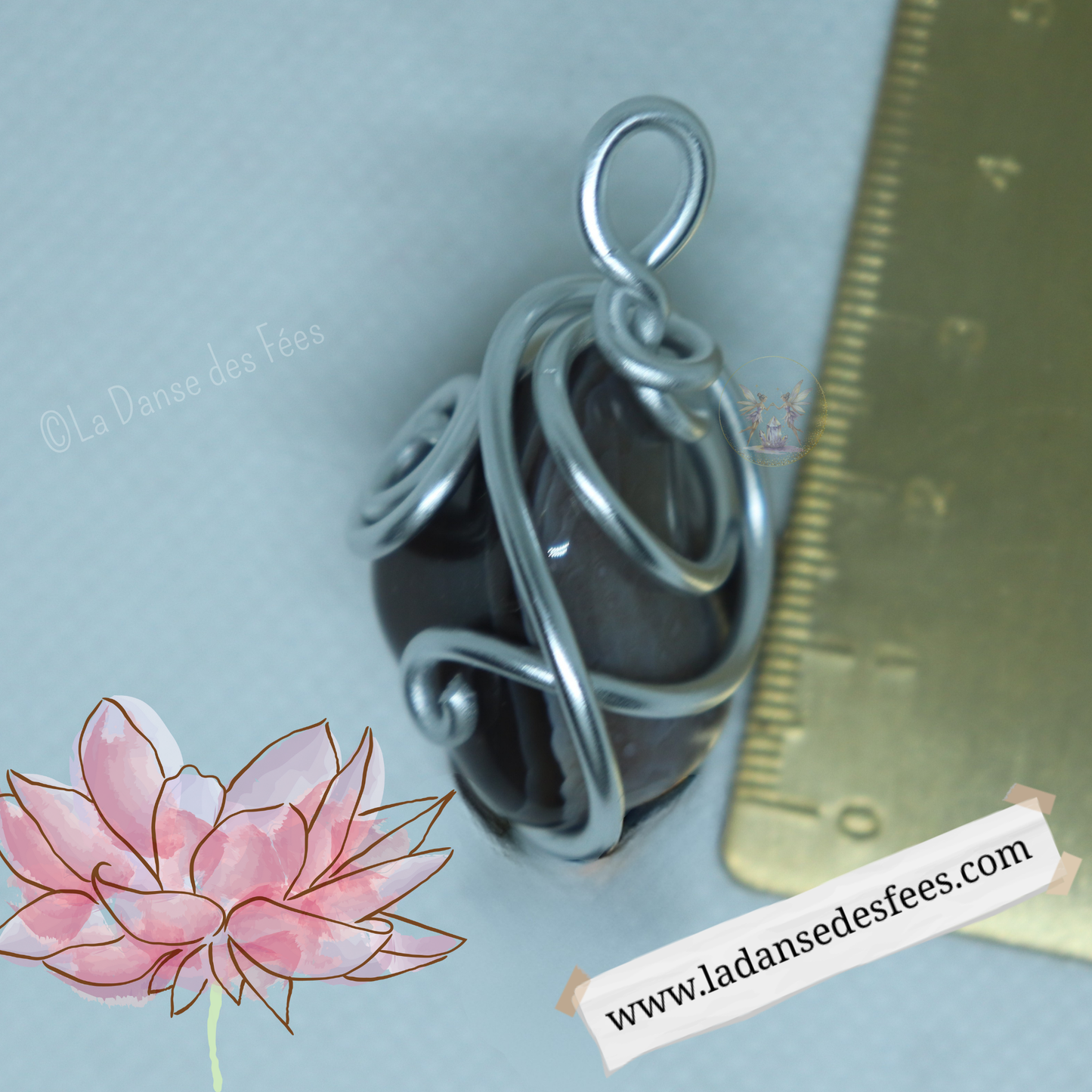 Pendentif d’Agate du Botswana