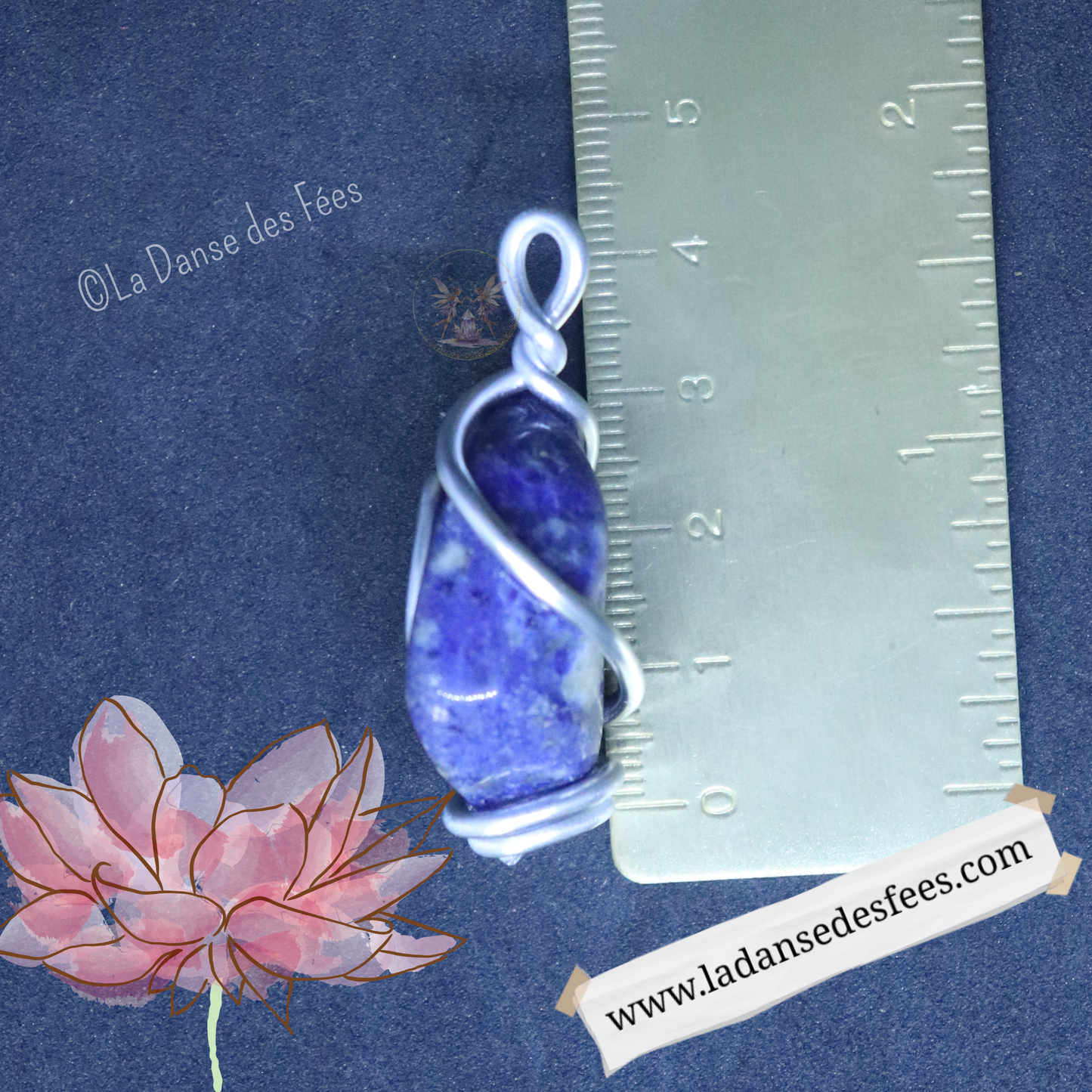 Pendentif de Sodalite