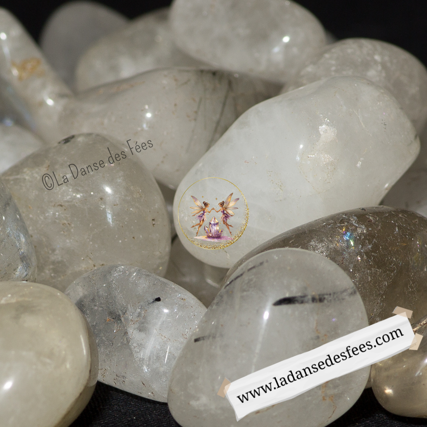 Quartz à inclusion de Tourmaline