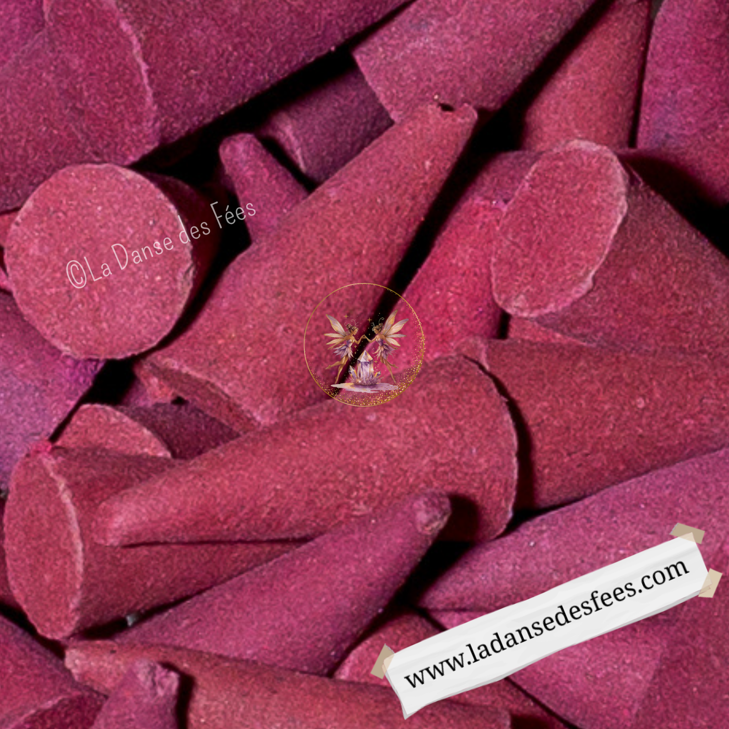 Rose de Minuit (encens cônes)