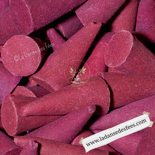 Rose de Minuit (encens cônes)